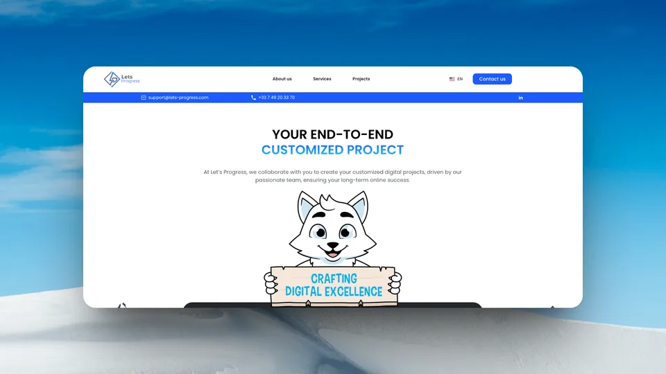 Let's Progress website and marketing by Nexify Marketing